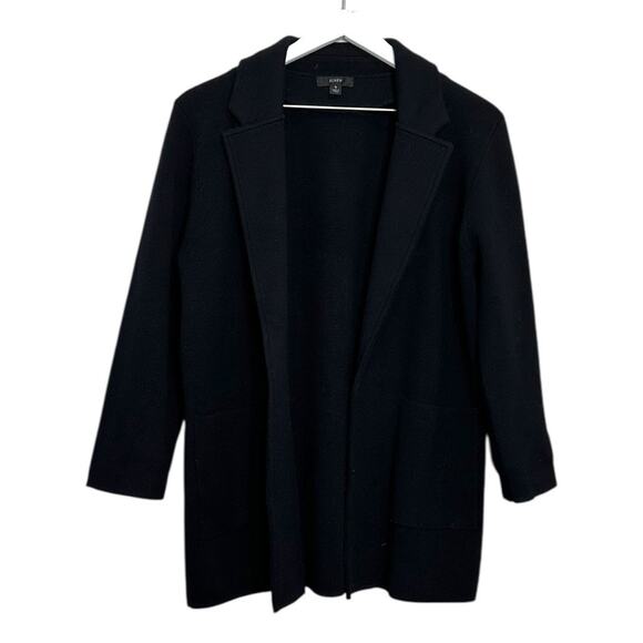 J. Crew Black Sophie Open-Front Sweater-Blaze Size Small - Picture 1 of 8